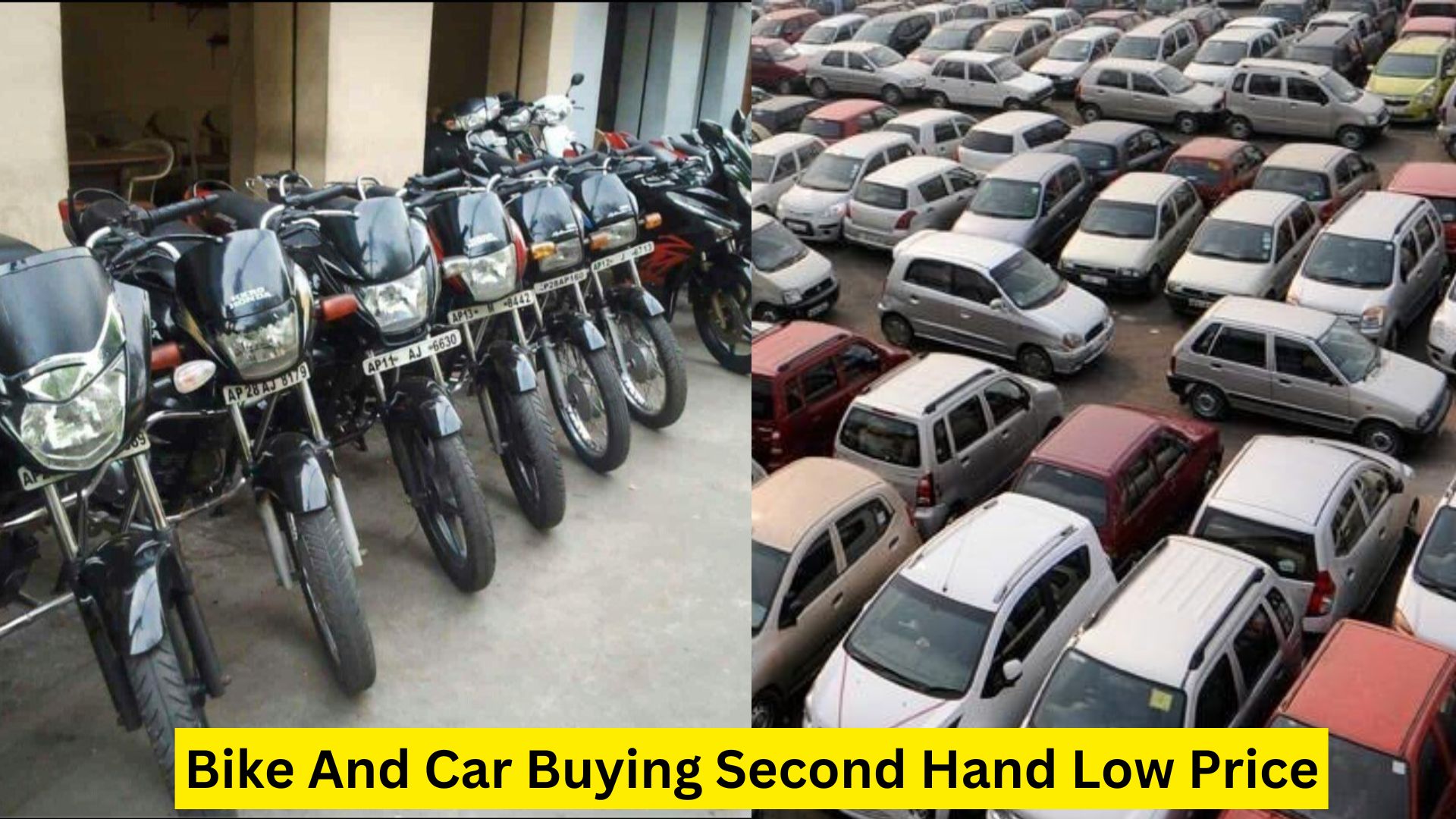 Bike And Car Buying Second Hand Low Price