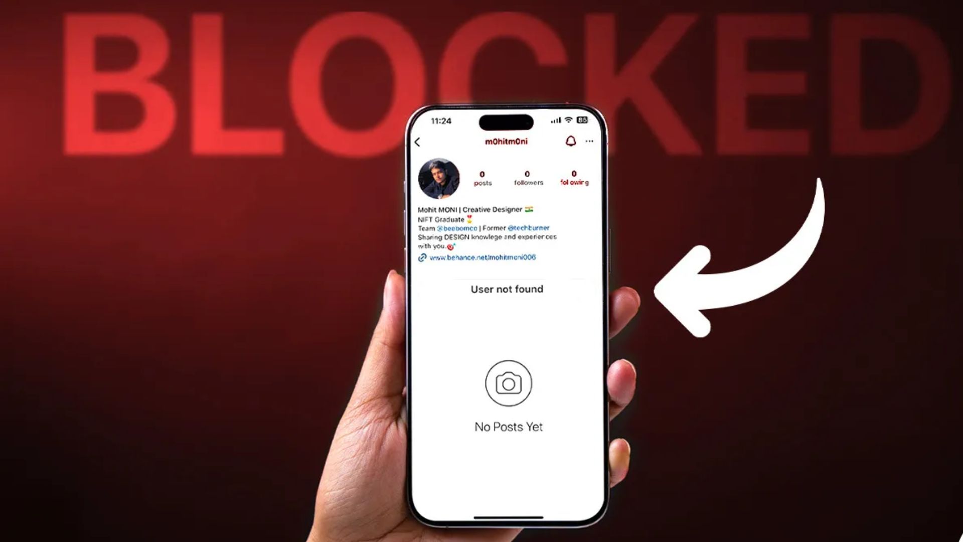 Blocked in Instagram and WhatsApp view dp Trick